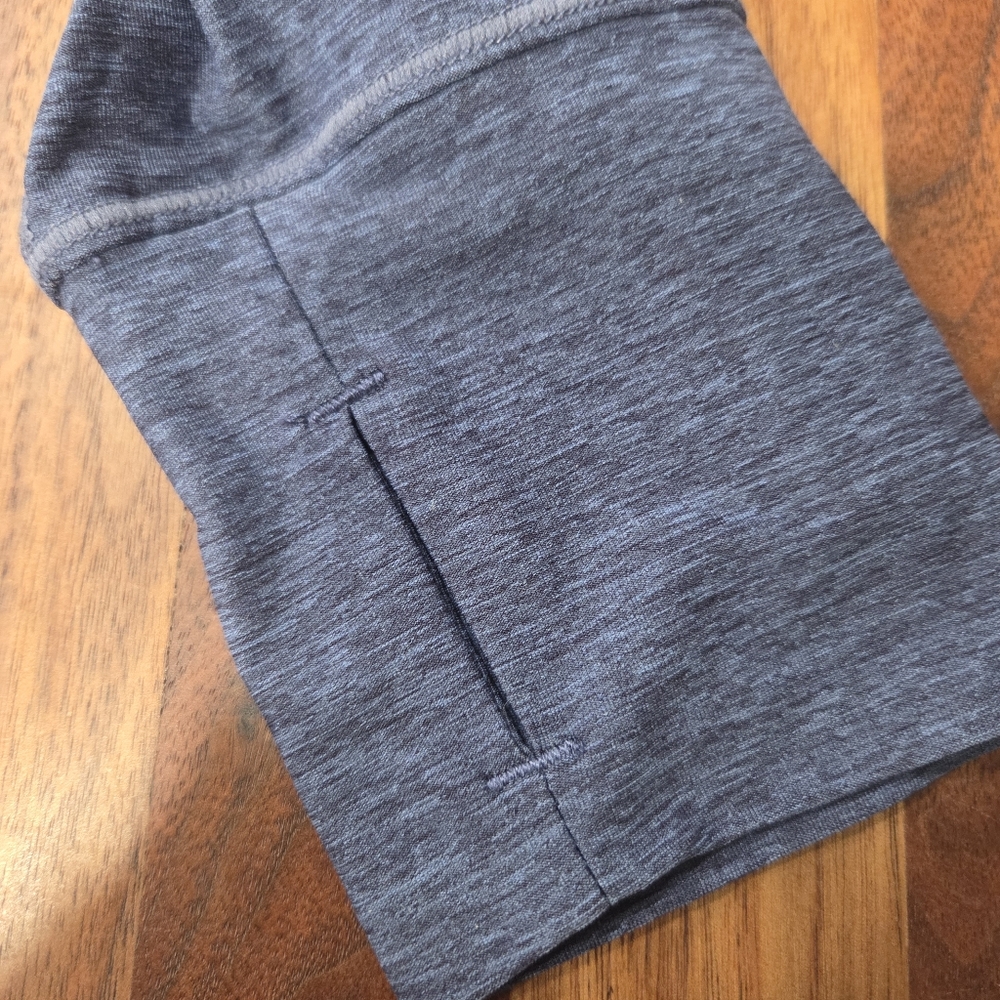 Straight Down Zip Front Blue Performance Jacket S… - image 3